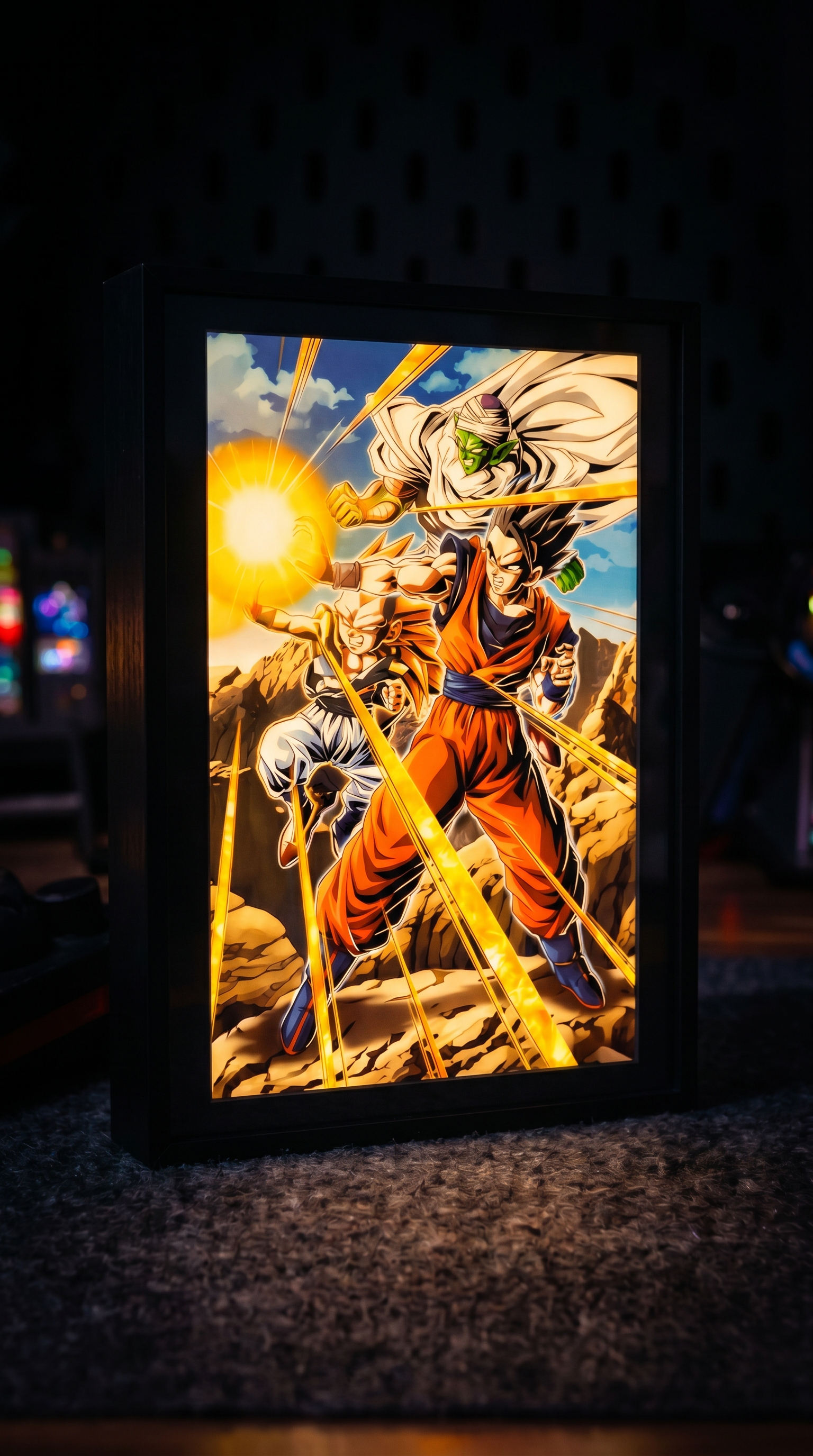 Custom DBZ Anime LED Display